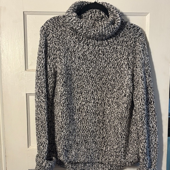 Rip Curl Black and White Cowl Neck Sweater - Picture 1 of 6